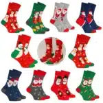 Mix Vánočních Ponožek (P) | 10 Párů [40-46]