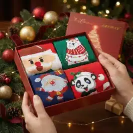 Dámská Vánoční Krabička | 4 PÁRY [35-41]