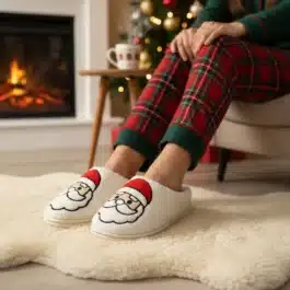 Vánoční Bačkory | SANTA – BÍLÉ