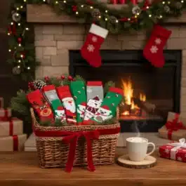 Mix Vánočních Ponožek (DĚT) | 8 Párů [23-38]