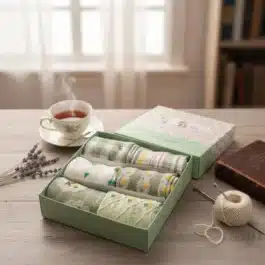 Dámská Dárková Krabice | ZELENÁ – 6 PÁRŮ [35-41]