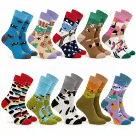 Sada Kravích Ponožek | 10 PÁRŮ [39-46]