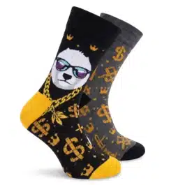 Dzikie skarpety nie do pary - panda